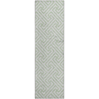 Piper Looms Mayfield Geometric AMF731 Mint Machine Washable Area Rug Runner Main Image