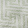 Piper Looms Mayfield Geometric AMF731 Mint Machine Washable Area Rug Swatch Image