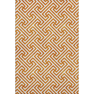 Piper Looms Mayfield Geometric AMF731 Orange Machine Washable Area Rug main image