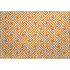 Piper Looms Mayfield Geometric AMF731 Orange Machine Washable Area Rug Scatter Main Image