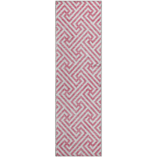 Piper Looms Mayfield Geometric AMF731 Pink Machine Washable Area Rug Runner Main Image
