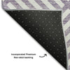 Piper Looms Mayfield Geometric AMF731 Purple Machine Washable Area Rug Backing Image