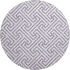 Piper Looms Mayfield Geometric AMF731 Purple Machine Washable Area Rug Round Main Image