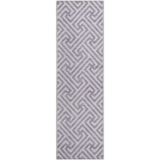 Piper Looms Mayfield Geometric AMF731 Purple Machine Washable Area Rug Runner Main Image