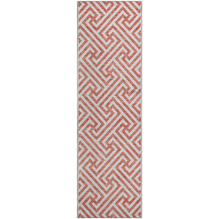 Piper Looms Mayfield Geometric AMF731 Salmon Machine Washable Area Rug Runner Main Image