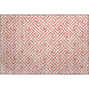 Piper Looms Mayfield Geometric AMF731 Salmon Machine Washable Area Rug Scatter Main Image
