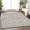 Piper Looms Mayfield Geometric AMF731 Taupe Machine Washable Area Rug Lifestyle Image Feature