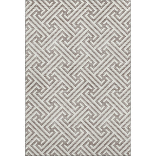 Piper Looms Mayfield Geometric AMF731 Taupe Machine Washable Area Rug main image