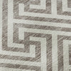 Piper Looms Mayfield Geometric AMF731 Taupe Machine Washable Area Rug Swatch Image