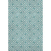 Piper Looms Mayfield Geometric AMF731 Teal Machine Washable Area Rug main image
