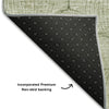 Piper Looms Mayfield Geometric AMF732 Aloe Machine Washable Area Rug Backing Image