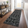 Piper Looms Mayfield Geometric AMF732 Black Machine Washable Area Rug Runner Lifestyle Image Feature