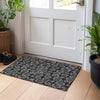 Piper Looms Mayfield Geometric AMF732 Black Machine Washable Area Rug Scatter Lifestyle Image Feature