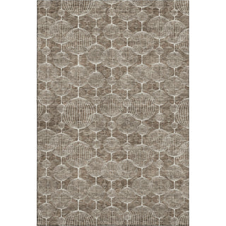 Piper Looms Mayfield Geometric AMF732 Chocolate Machine Washable Area Rug main image