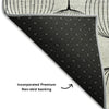 Piper Looms Mayfield Geometric AMF732 Graphite Machine Washable Area Rug Backing Image