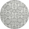 Piper Looms Mayfield Geometric AMF732 Graphite Machine Washable Area Rug Round Main Image