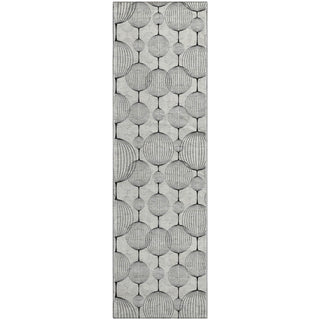 Piper Looms Mayfield Geometric AMF732 Graphite Machine Washable Area Rug Runner Main Image