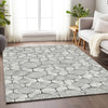 Piper Looms Mayfield Geometric AMF732 White Machine Washable Area Rug Lifestyle Image Feature