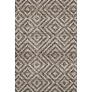 Piper Looms Mayfield Geometric AMF733 Brown Machine Washable Area Rug main image