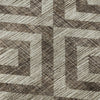 Piper Looms Mayfield Geometric AMF733 Brown Machine Washable Area Rug Swatch Image
