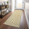 Piper Looms Mayfield Geometric AMF733 Gold Machine Washable Area Rug Runner Lifestyle Image Feature