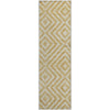 Piper Looms Mayfield Geometric AMF733 Gold Machine Washable Area Rug Runner Main Image