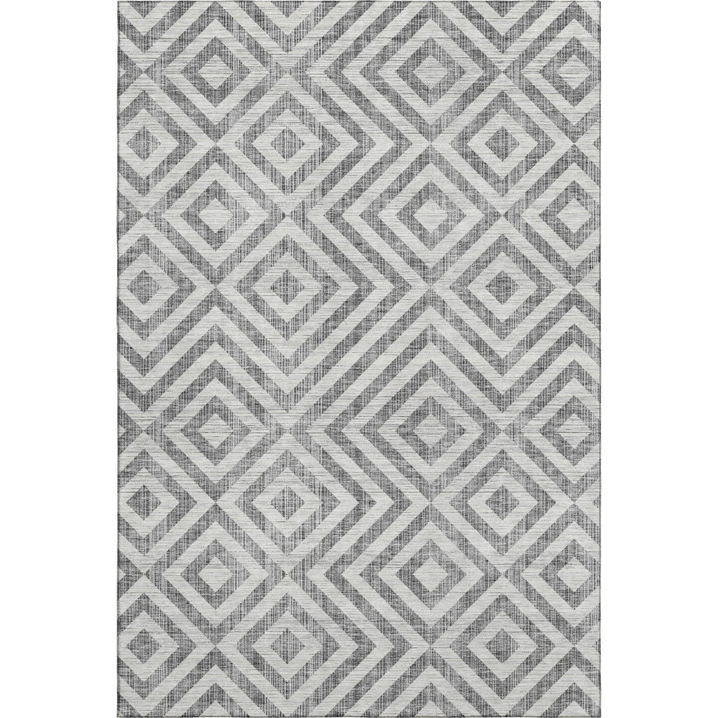 Piper Looms Mayfield Geometric AMF733 Gray Machine Washable Area Rug main image