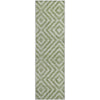 Piper Looms Mayfield Geometric AMF733 Green Machine Washable Area Rug Runner Main Image