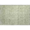 Piper Looms Mayfield Geometric AMF733 Green Machine Washable Area Rug Scatter Main Image