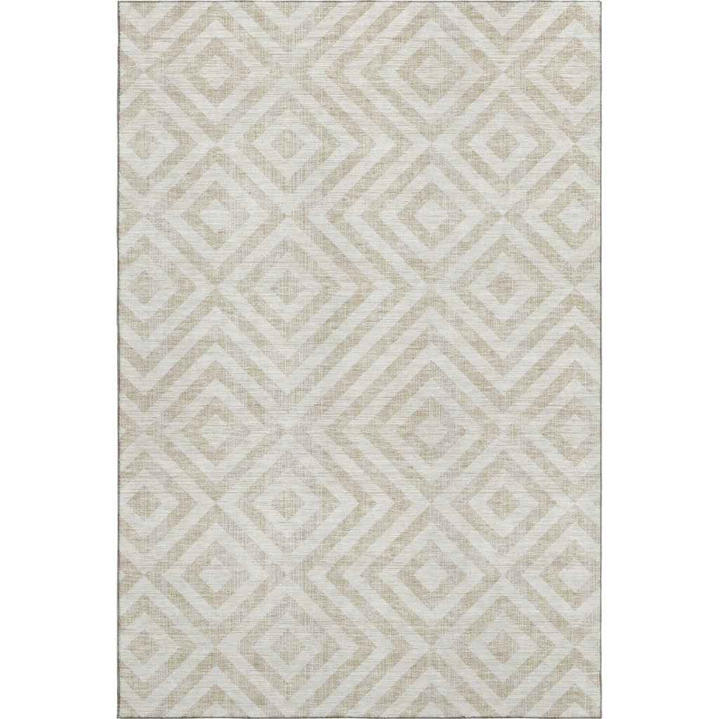 Piper Looms Mayfield Geometric AMF733 Ivory Machine Washable Area Rug main image