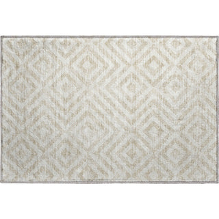 Piper Looms Mayfield Geometric AMF733 Ivory Machine Washable Area Rug Scatter Main Image