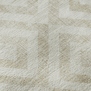 Piper Looms Mayfield Geometric AMF733 Ivory Machine Washable Area Rug Swatch Image