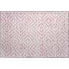 Piper Looms Mayfield Geometric AMF733 Pink Machine Washable Area Rug Scatter Main Image