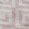 Piper Looms Mayfield Geometric AMF733 Pink Machine Washable Area Rug Swatch Image