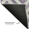 Piper Looms Mayfield Geometric AMF733 Purple Machine Washable Area Rug Backing Image