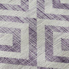 Piper Looms Mayfield Geometric AMF733 Purple Machine Washable Area Rug Swatch Image