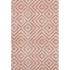 Piper Looms Mayfield Geometric AMF733 Salmon Machine Washable Area Rug main image