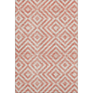 Piper Looms Mayfield Geometric AMF733 Salmon Machine Washable Area Rug main image