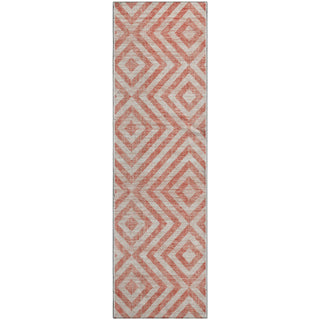 Piper Looms Mayfield Geometric AMF733 Salmon Machine Washable Area Rug Runner Main Image