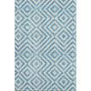 Piper Looms Mayfield Geometric AMF733 Teal Machine Washable Area Rug main image