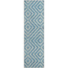 Piper Looms Mayfield Geometric AMF733 Teal Machine Washable Area Rug Runner Main Image