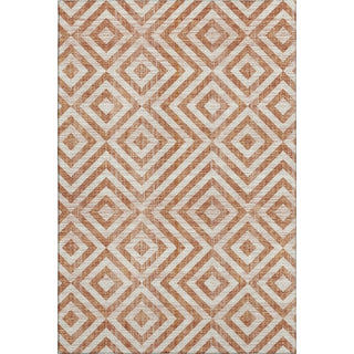 Piper Looms Mayfield Geometric AMF733 Terracotta Machine Washable Area Rug main image