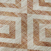 Piper Looms Mayfield Geometric AMF733 Terracotta Machine Washable Area Rug Swatch Image