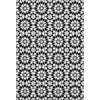 Piper Looms Mayfield Spiral AMF734 Black Machine Washable Area Rug main image