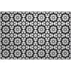 Piper Looms Mayfield Spiral AMF734 Black Machine Washable Area Rug Scatter Main Image