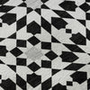 Piper Looms Mayfield Spiral AMF734 Black Machine Washable Area Rug Swatch Image