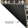 Piper Looms Mayfield Spiral AMF734 Charcoal Machine Washable Area Rug Backing Image