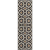 Piper Looms Mayfield Spiral AMF734 Charcoal Machine Washable Area Rug Runner Main Image
