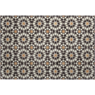 Piper Looms Mayfield Spiral AMF734 Charcoal Machine Washable Area Rug Scatter Main Image