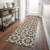 Piper Looms Mayfield Spiral AMF734 Chocolate Machine Washable Area Rug Runner Lifestyle Image Feature